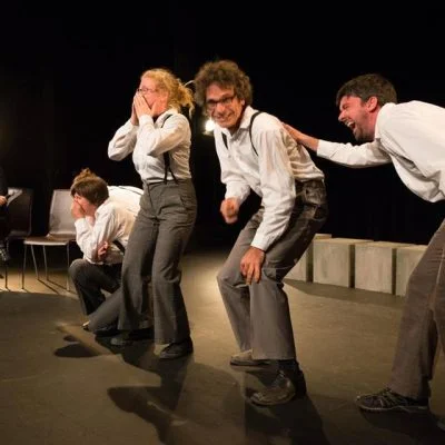 Valérie Côté, Louise Magnan, Marie-Hélène Massy-Émond, Sébastien Vivand et Étienne Jacques