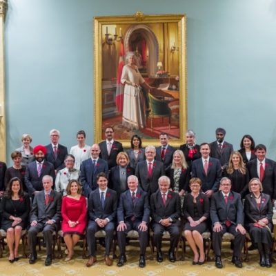 Le cabinet du gouvernement Trudeau