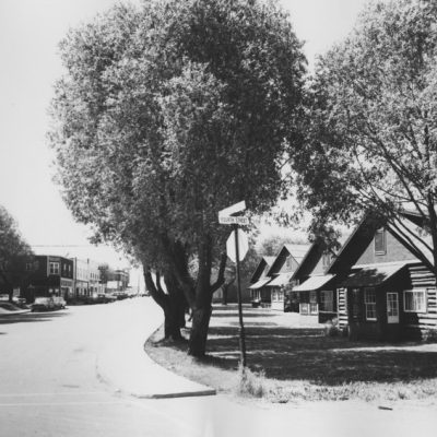 Le village minier de Bourlamaque en 1960.