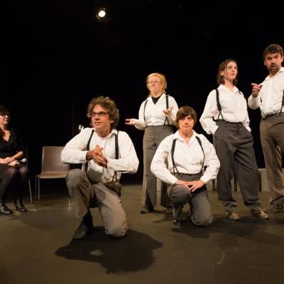 Théâtre d'intervention avec les productions Côté-Vivand