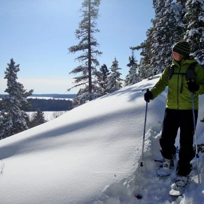 Sentier de raquette en Abitibi-Témiscamingue