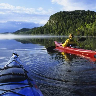 Vacanciers au parc national d'Opémican