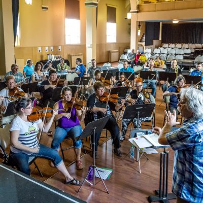 Répétition de l'Orchestre symphonique de l'Abitibi-Témiscamingue