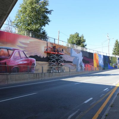 La murale hommage à Richard Desjardins a récolté un prix au 32e colloque Les Arts et la Ville