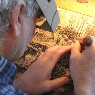 Chaque gravure porte la  signature fine de Pelerin