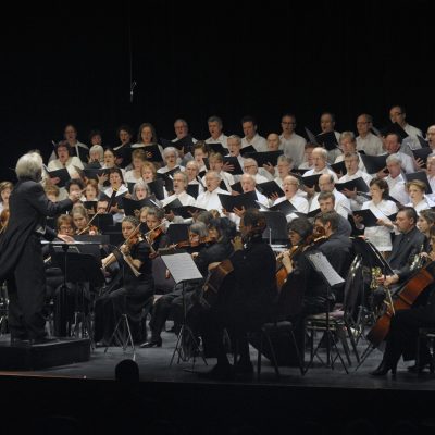 Près de 170 musiciens et choristes, de toute la région, sont réunis pour interpréter la Cantate nordique.