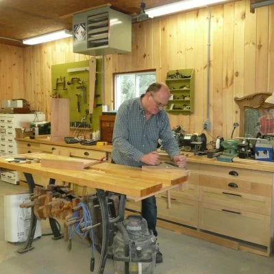 Stéphane Bergeron dans son atelier